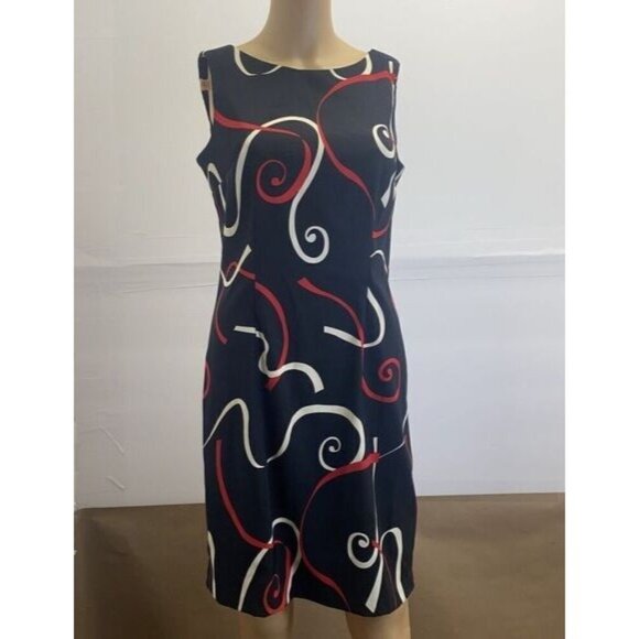 AGB Women’s Mini Dress Size 4 Black/red Sleeveless Casual Zip Pre Owned - Picture 8 of 15